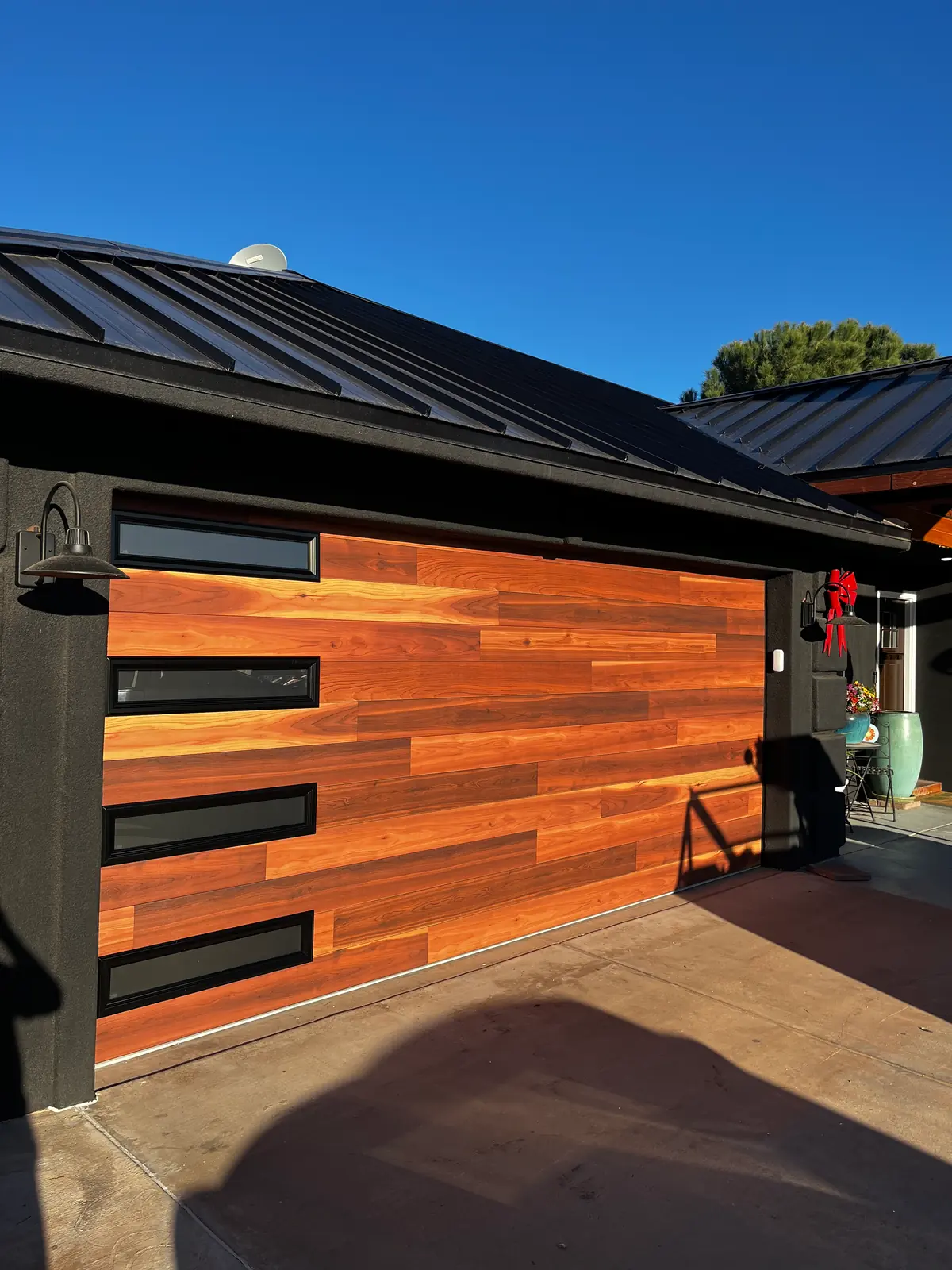 Modern Cedar-Plank Door